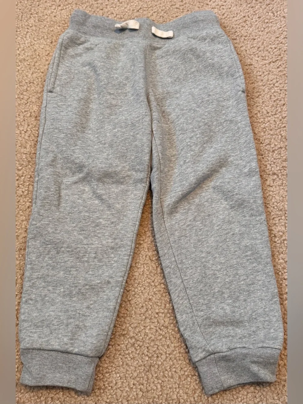 The Children's Place Heather Gray Sweat Fleece Joggers size 5/6